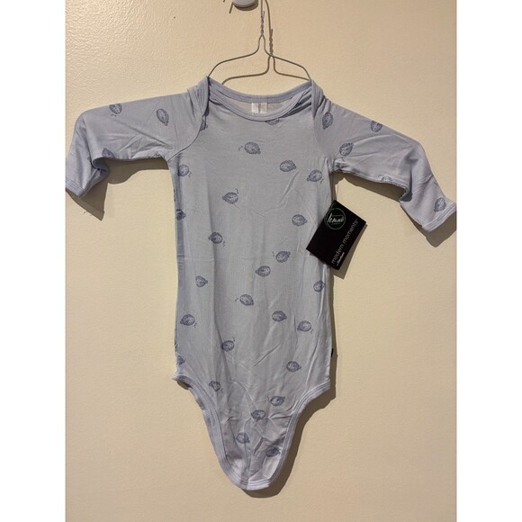 NWT Modern Moments Light Blue Puffer Fish Gown - Newborn (NB) - Picture 1 of 3